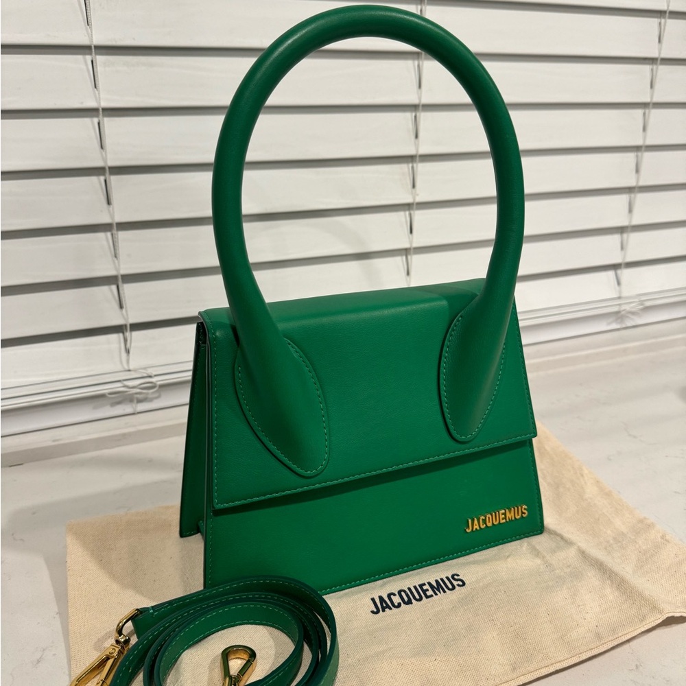 Jacquemus Le Grand Bambino Bag Green - Picture 4 of 7